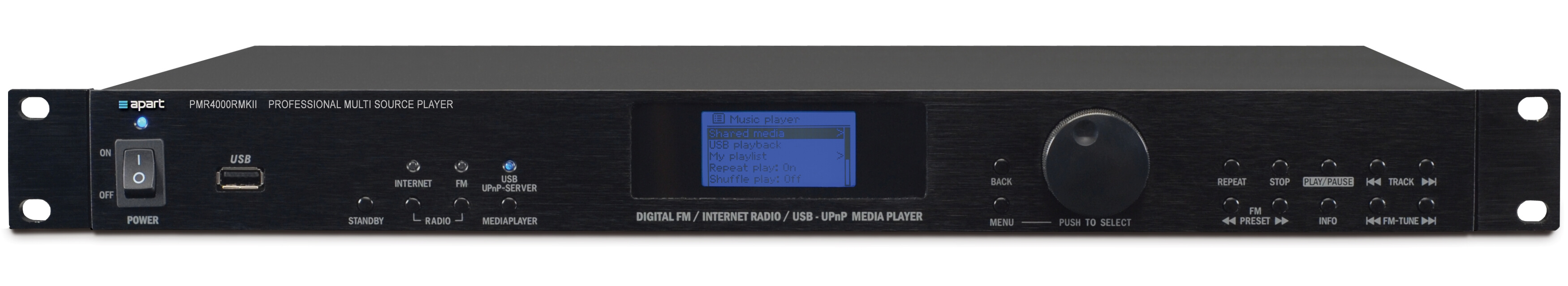 Internetové rádio do racku PMR4000