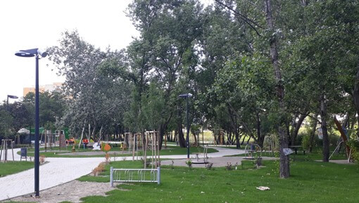 Ozvučenie parku v Petržalke